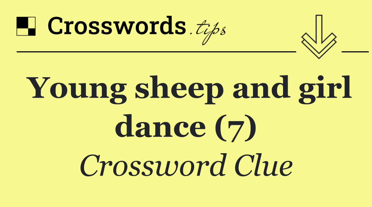 Young sheep and girl dance (7)