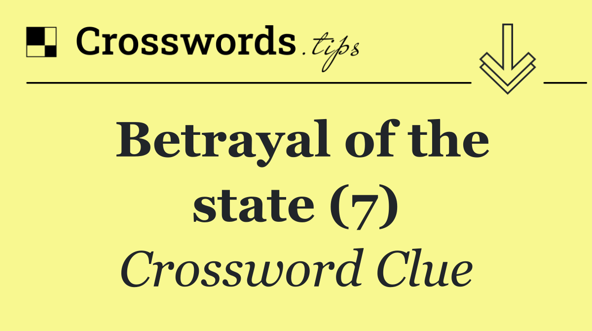 Betrayal of the state (7)