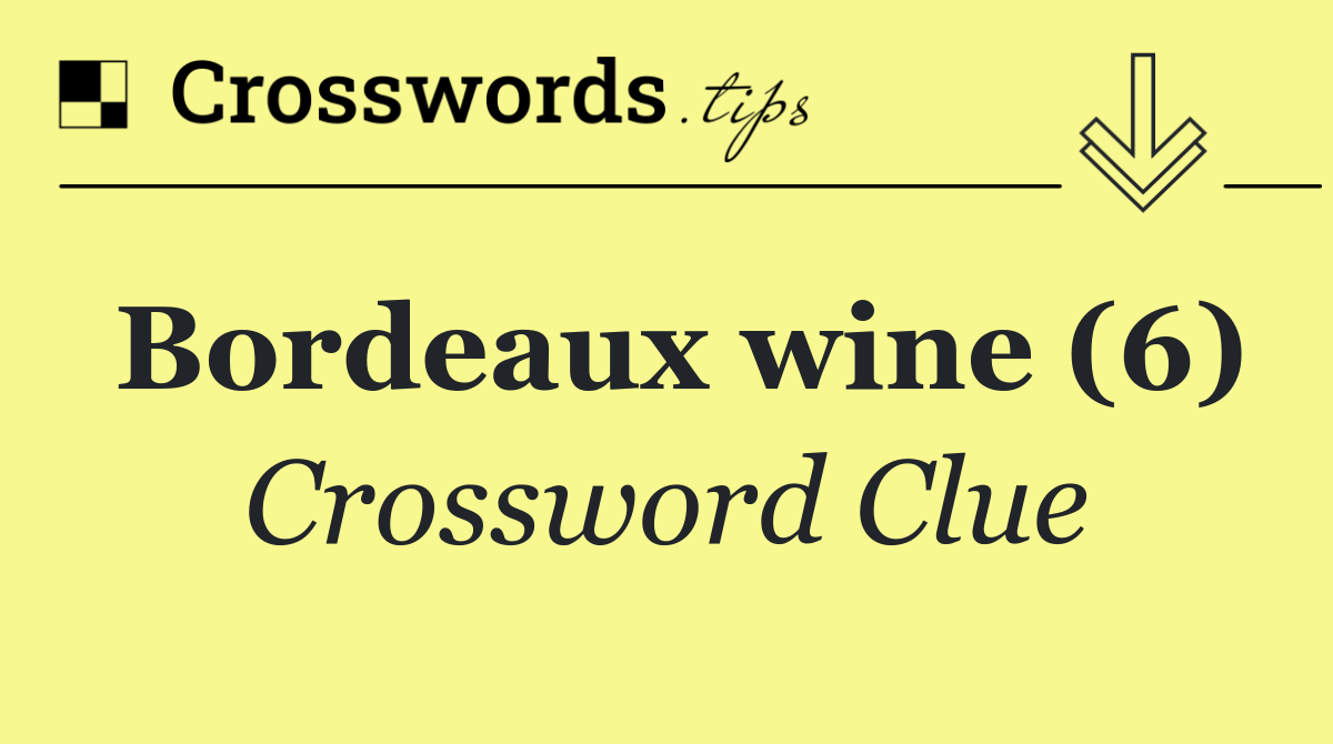 Bordeaux wine (6)