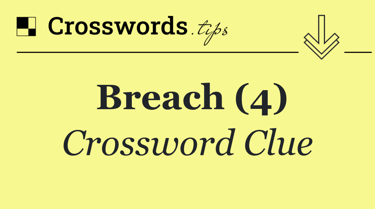 Breach (4)