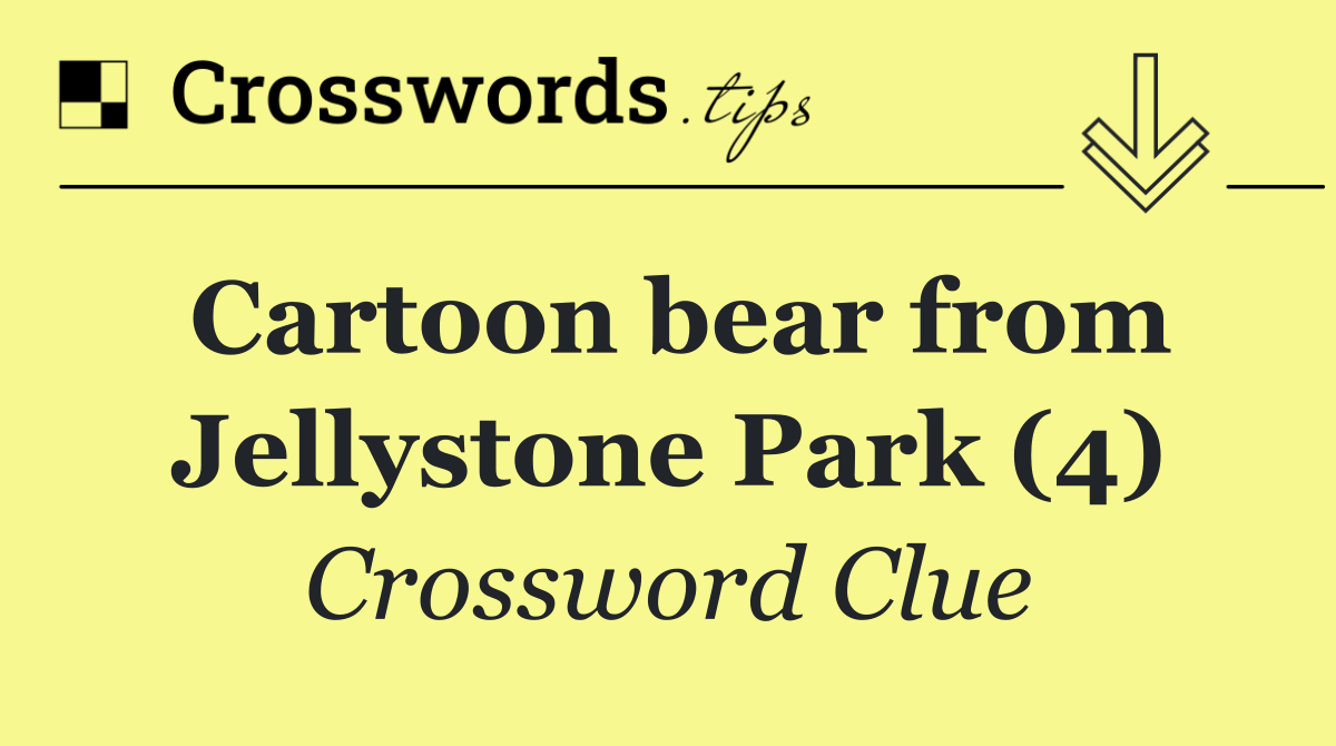 Cartoon bear from Jellystone Park (4)