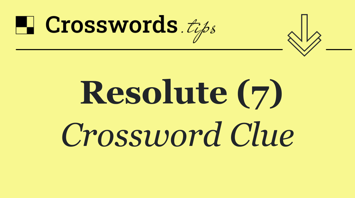 Resolute (7)