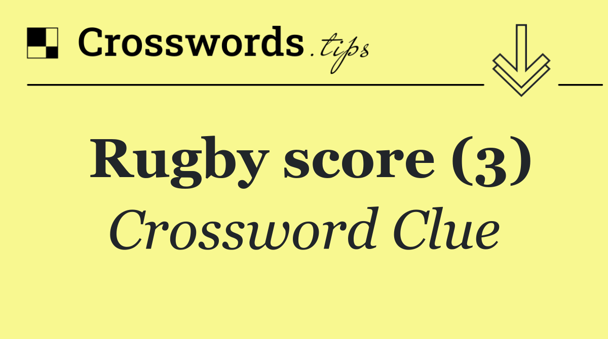 Rugby score (3)