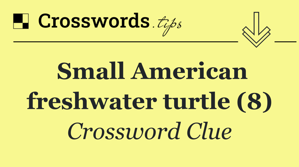 Small American freshwater turtle (8)