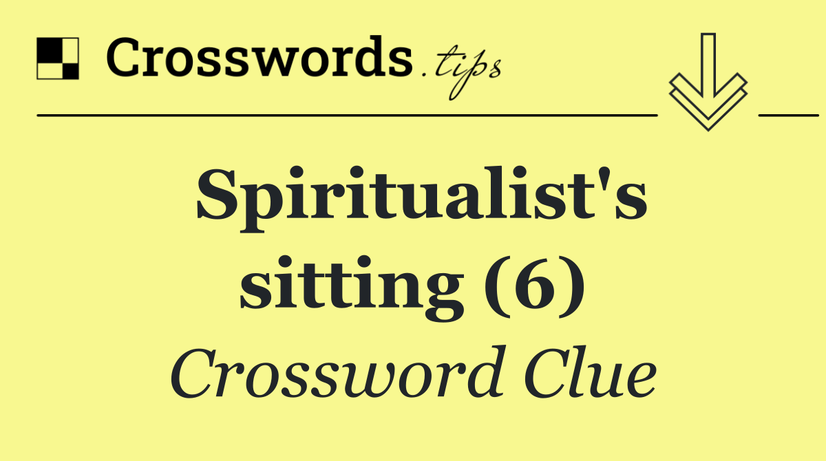 Spiritualist's sitting (6)