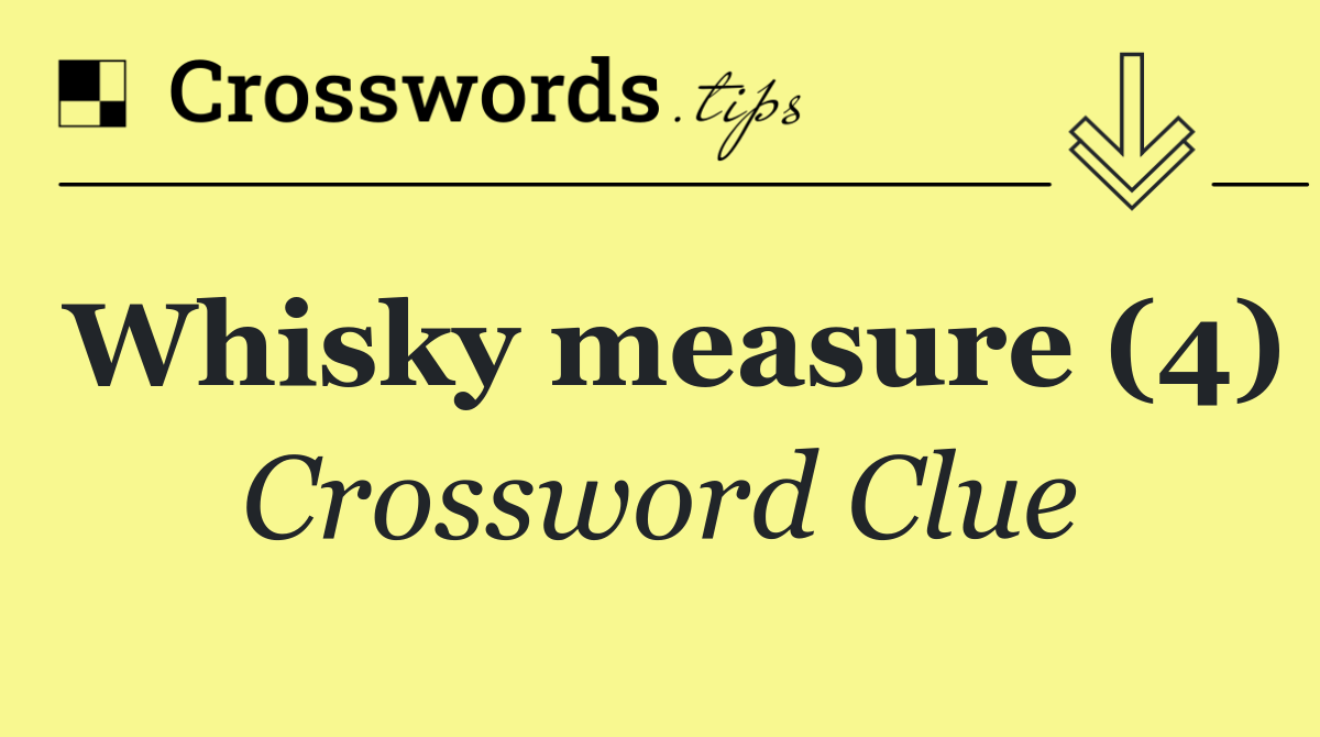 Whisky measure (4)