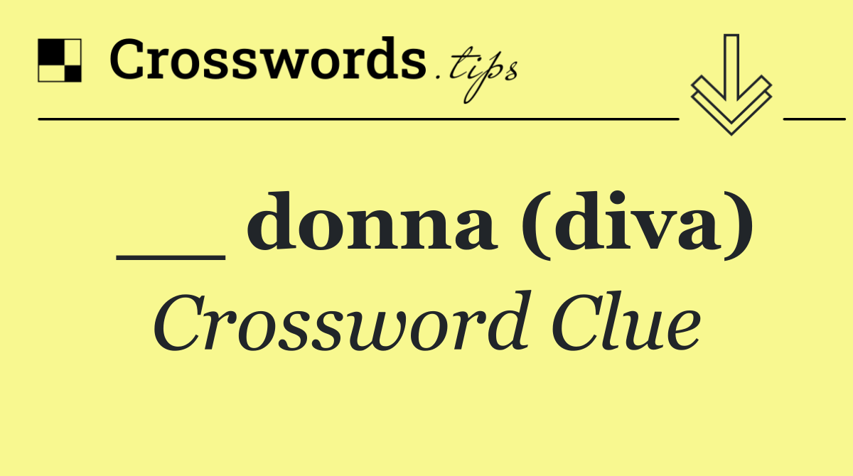 __ donna (diva)