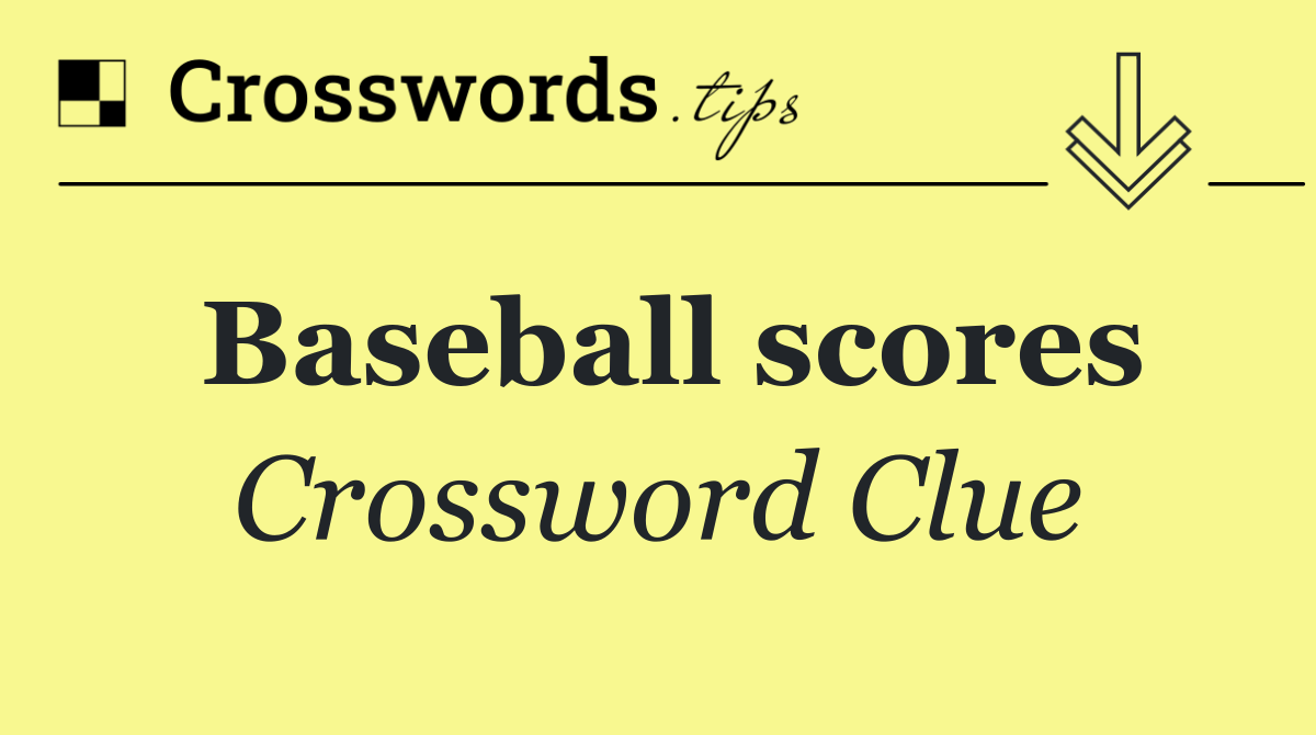 Baseball scores