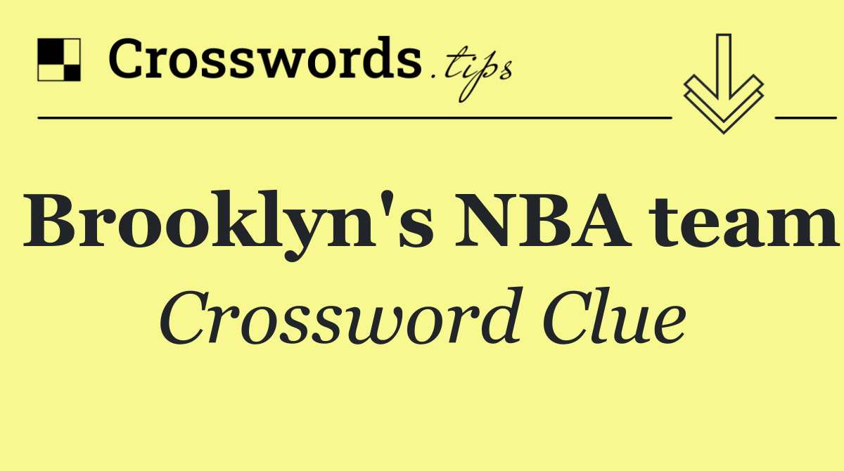 Brooklyn's NBA team