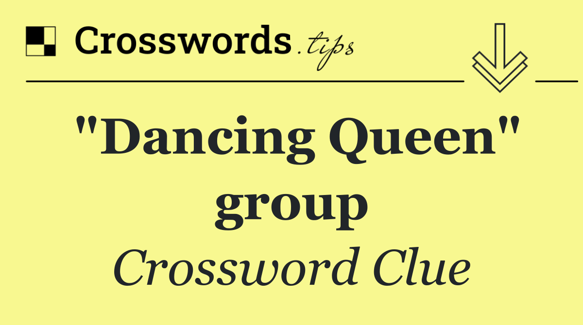 "Dancing Queen" group