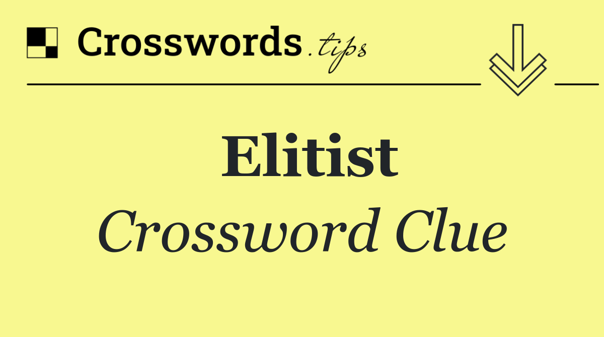 Elitist