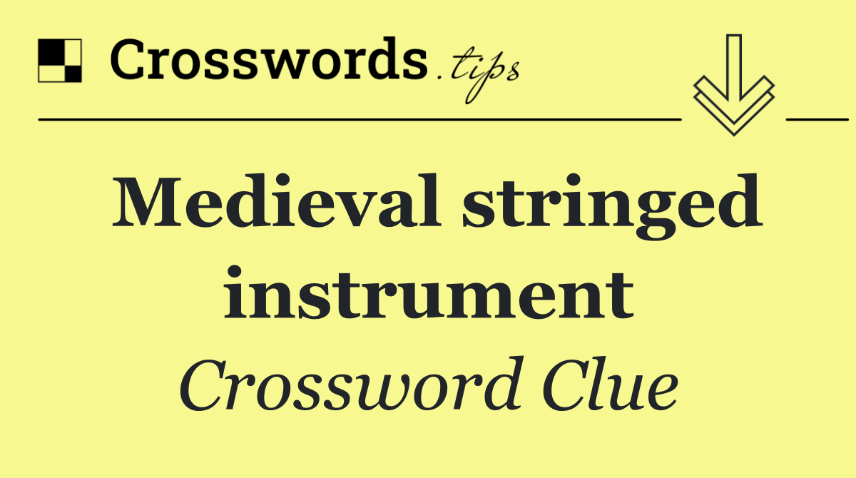 Medieval stringed instrument