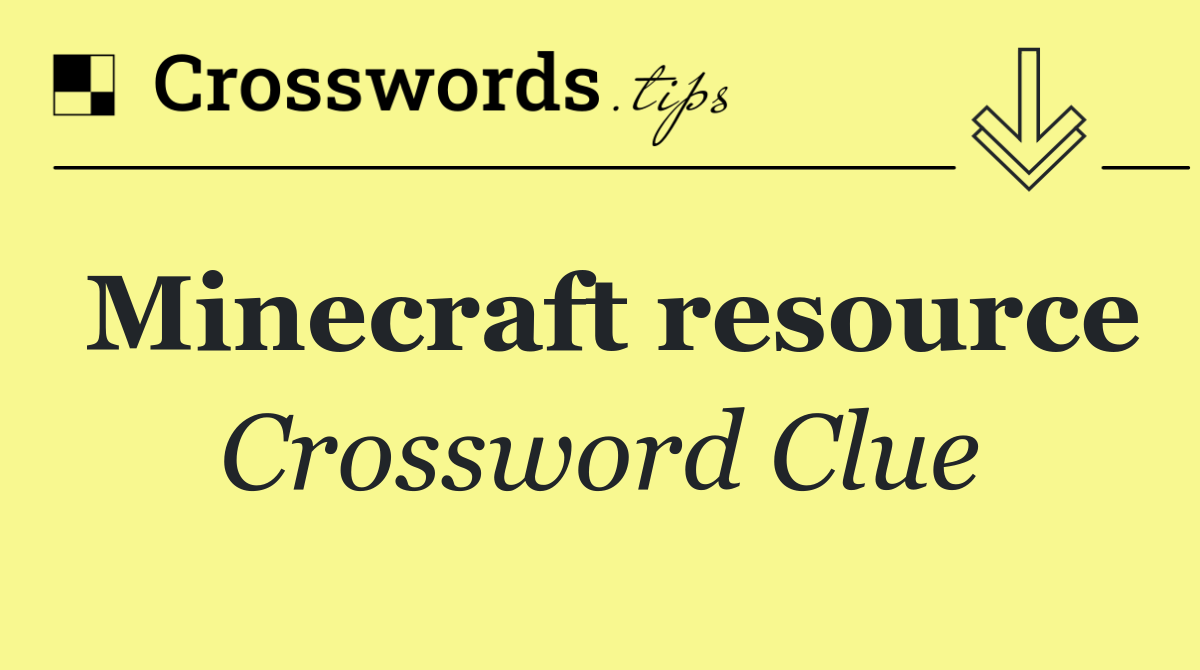 Minecraft resource