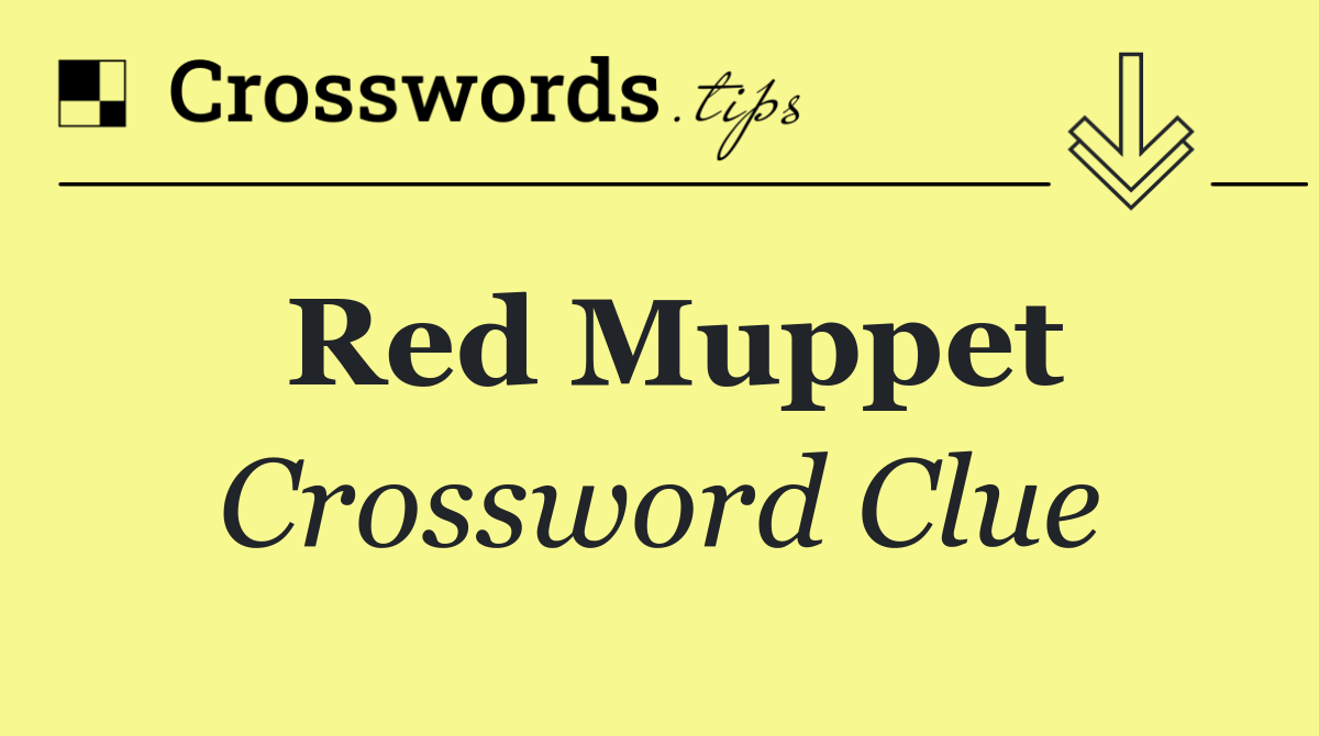 Red Muppet