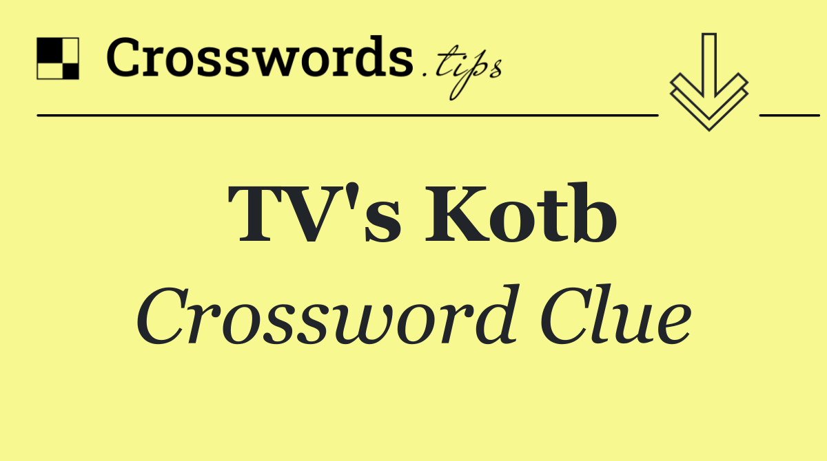 TV's Kotb