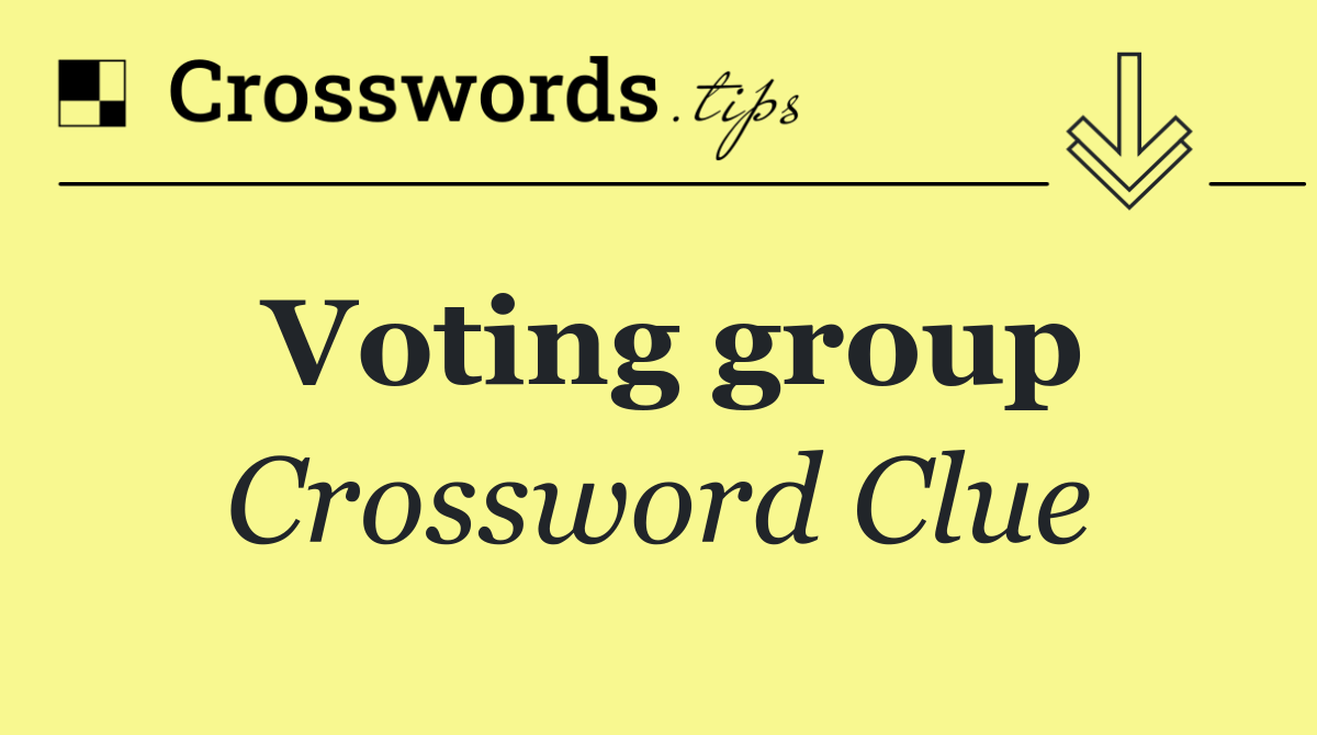 Voting group