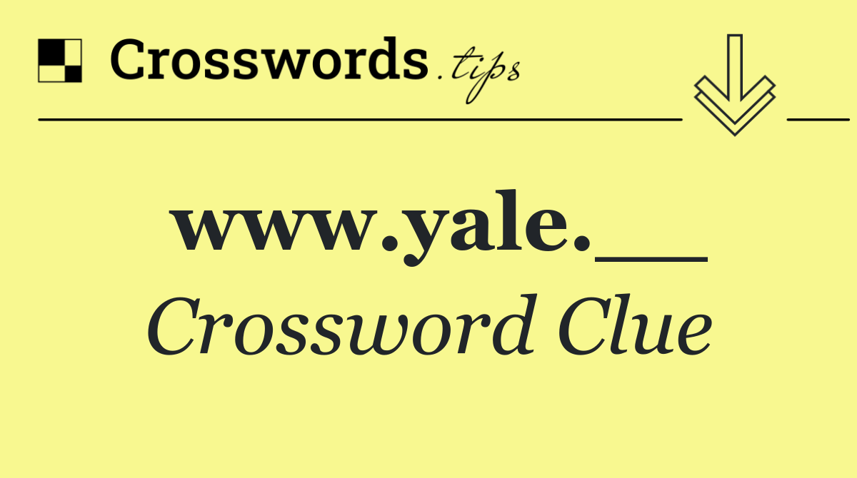 www.yale.__