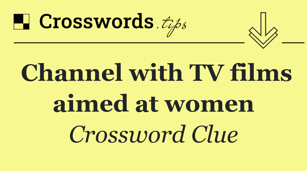 Channel with TV films aimed at women