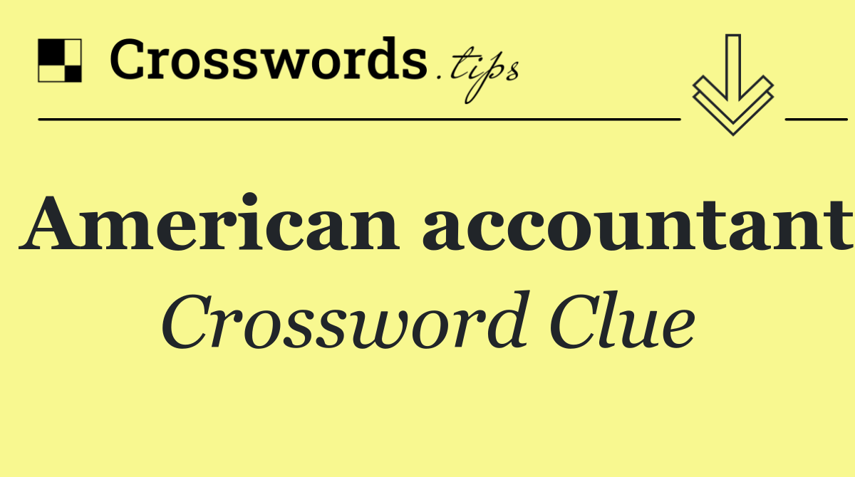 American accountant