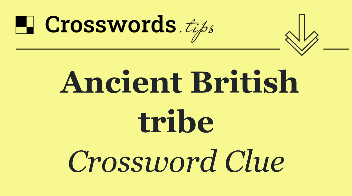 Ancient British tribe