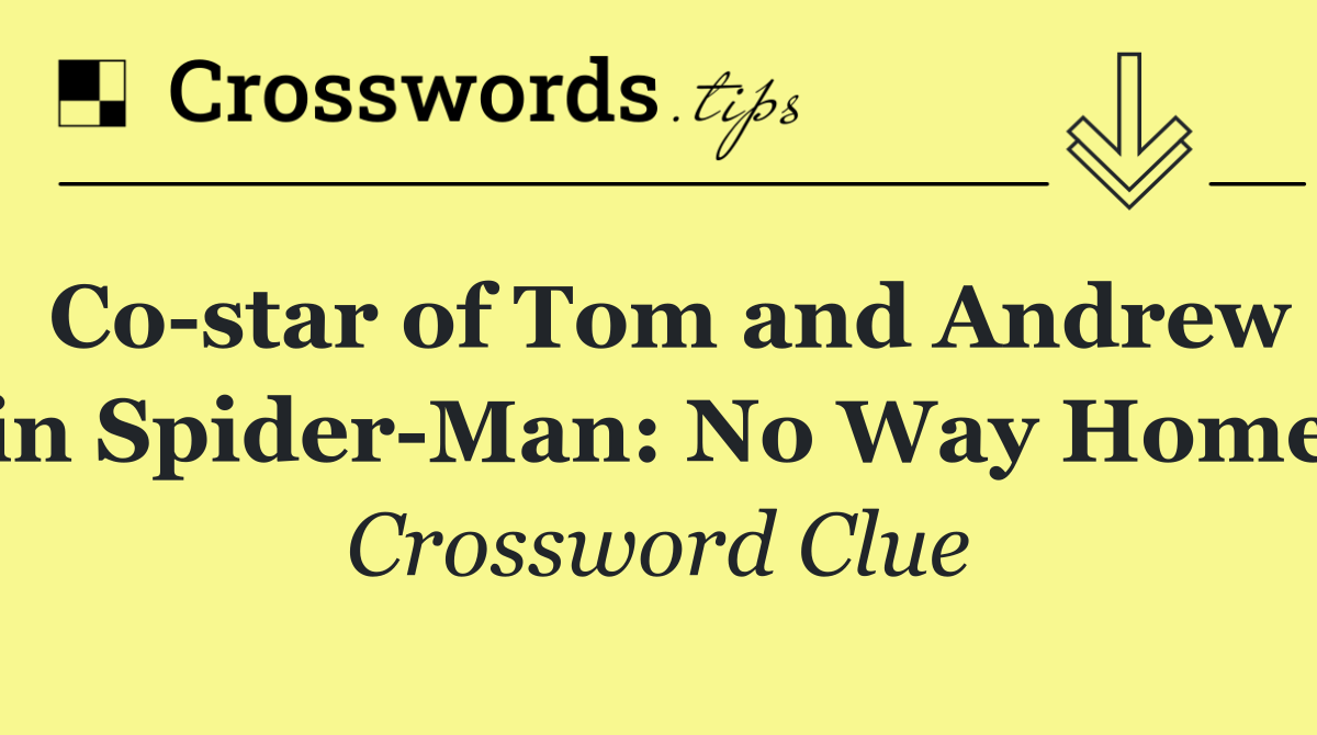 Co star of Tom and Andrew in Spider Man: No Way Home