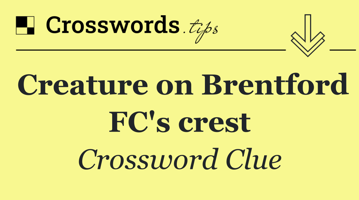 Creature on Brentford FC's crest