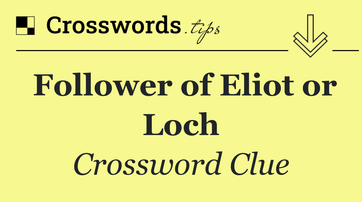 Follower of Eliot or Loch