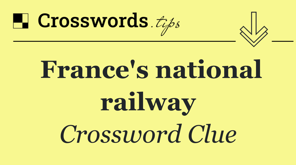 France's national railway