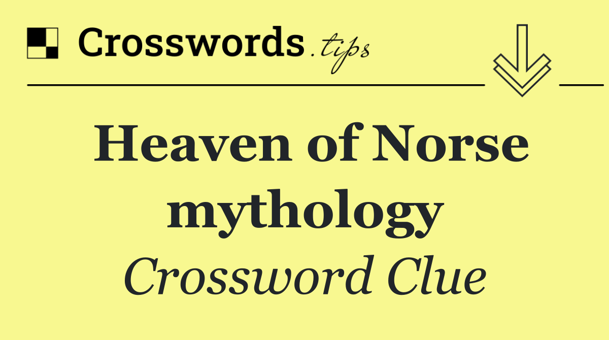 Heaven of Norse mythology