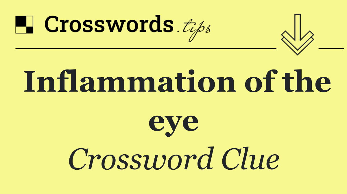 Inflammation of the eye