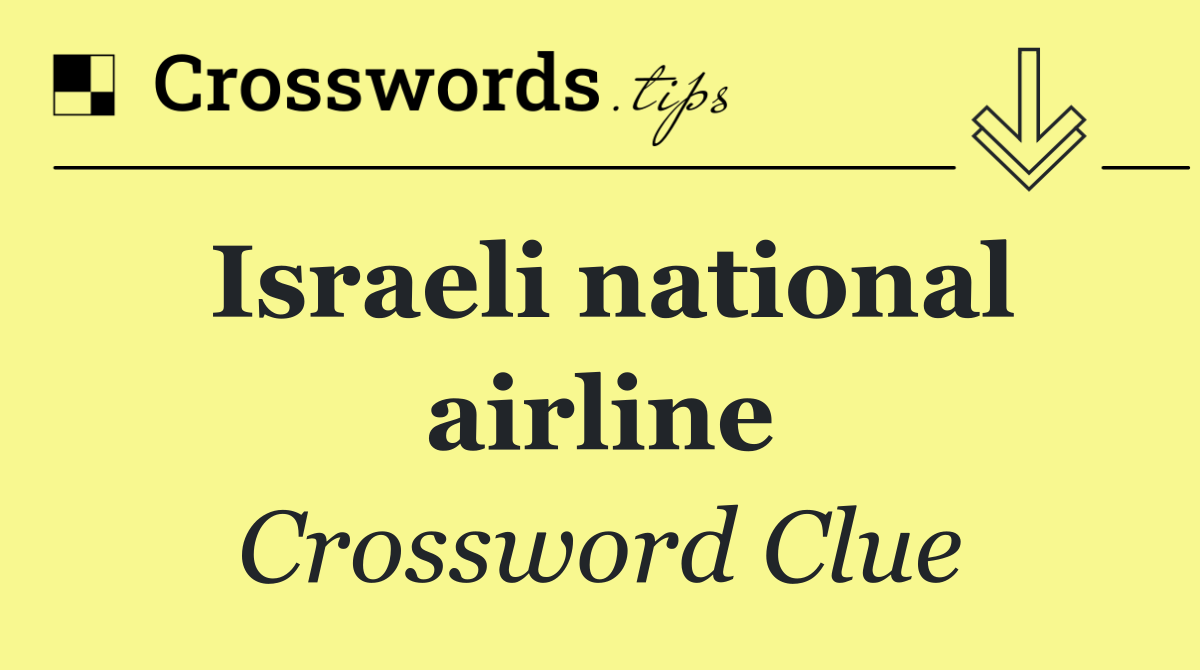 Israeli national airline