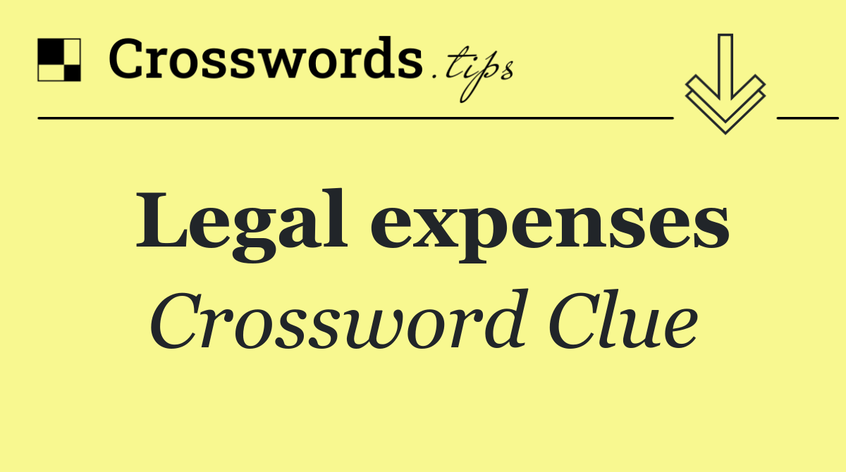 Legal expenses