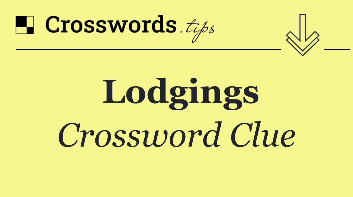 Lodgings