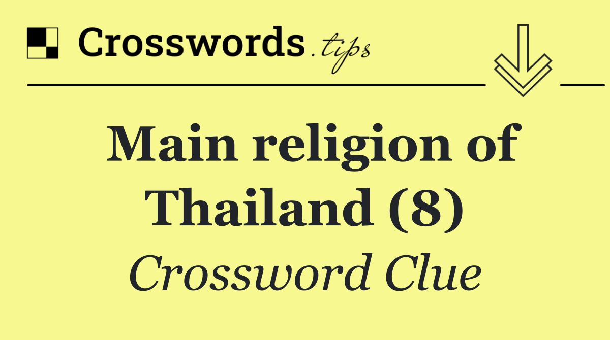 Main religion of Thailand (8)