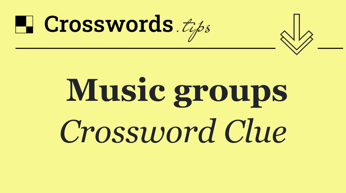 Music groups