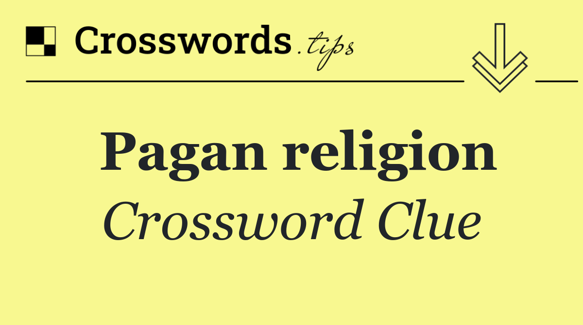 Pagan religion