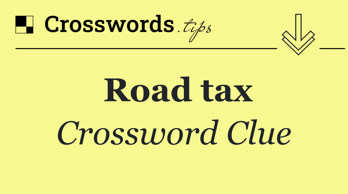 Road tax