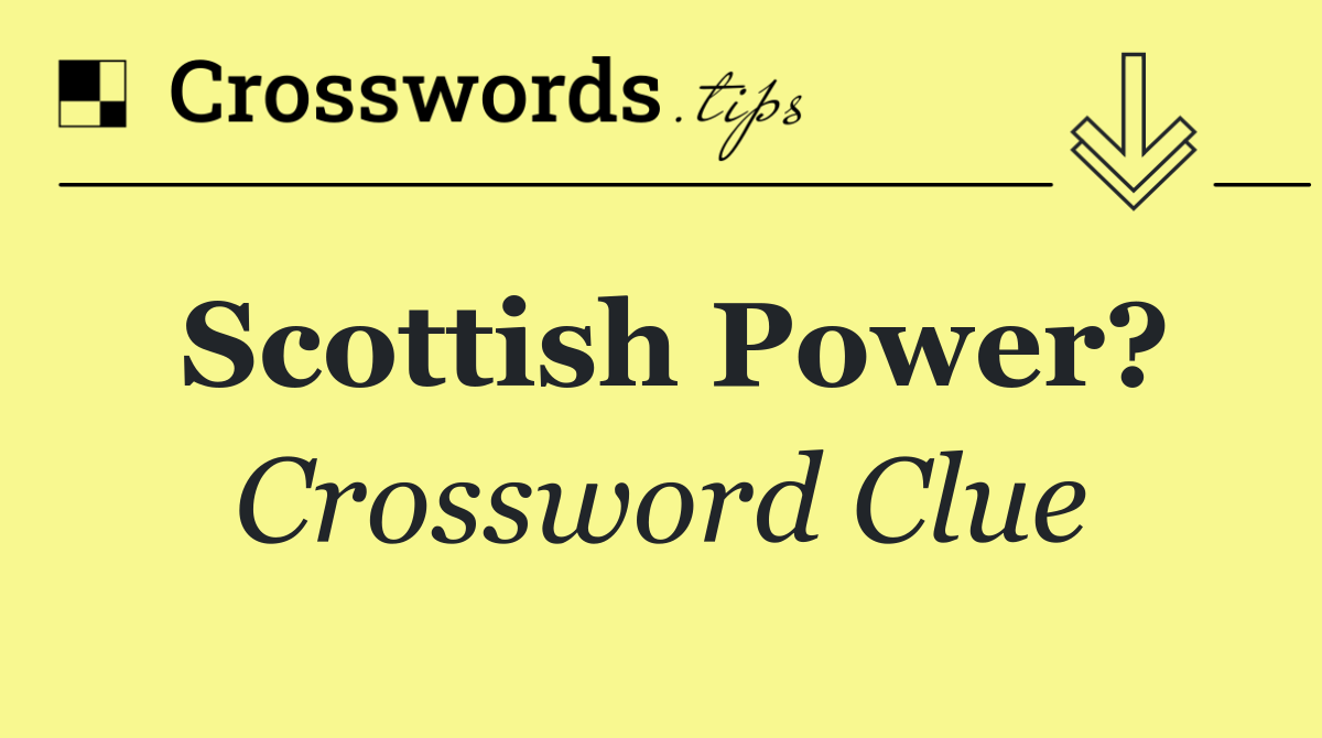 Scottish Power?