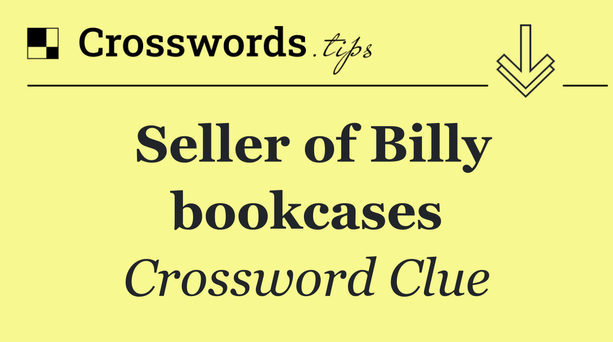 Seller of Billy bookcases