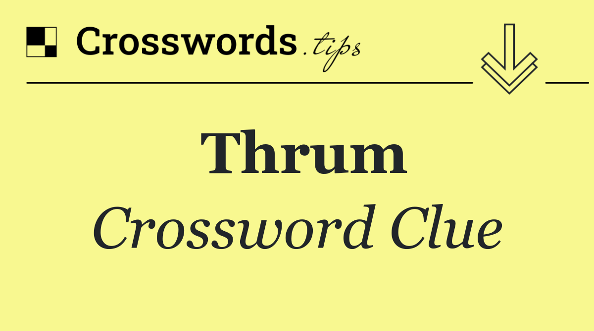 Thrum