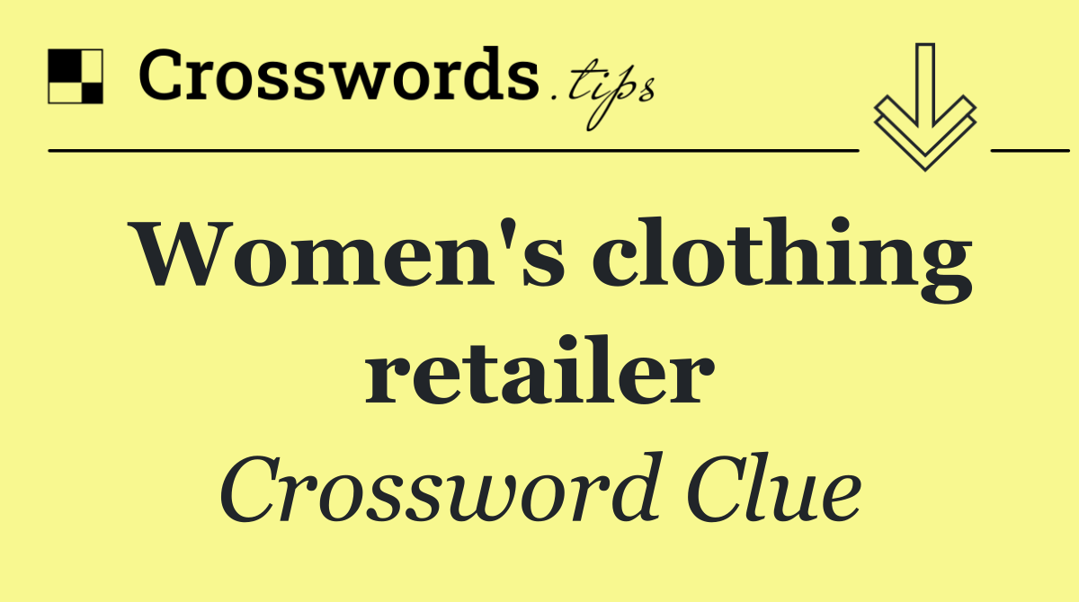 Women's clothing retailer