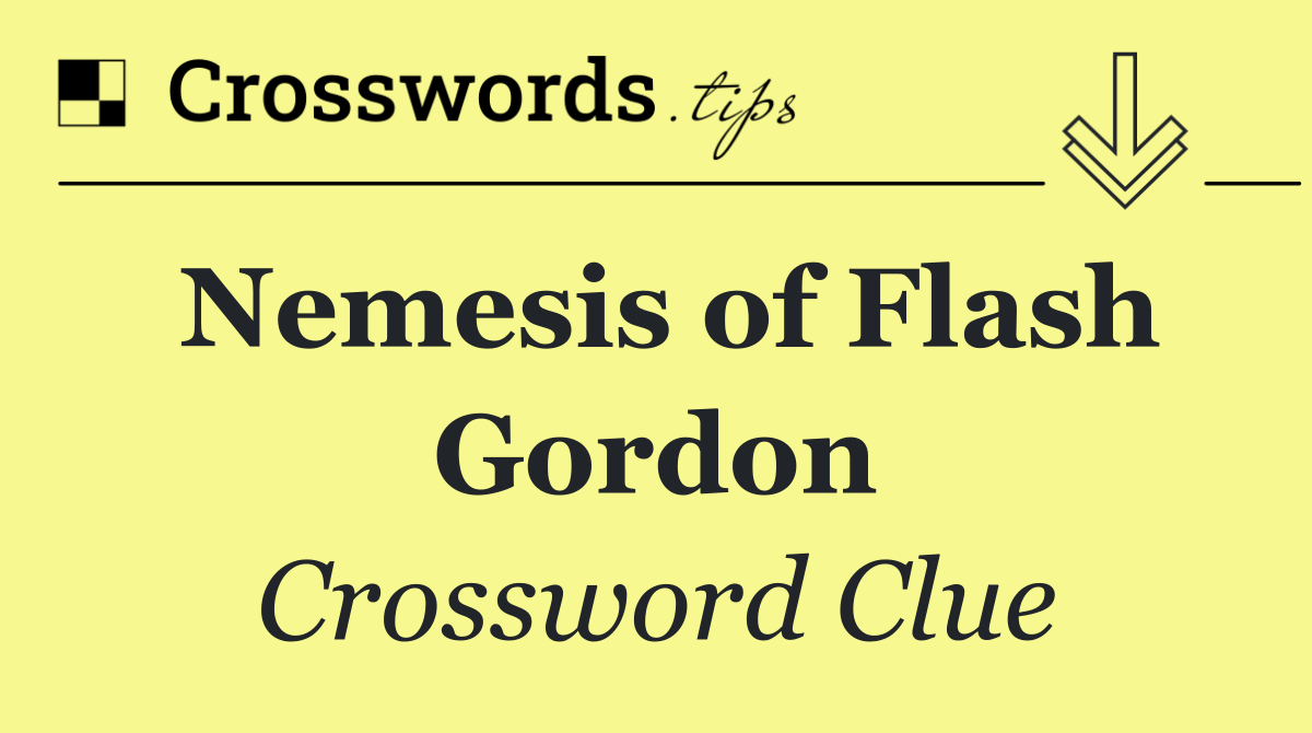 Nemesis of Flash Gordon