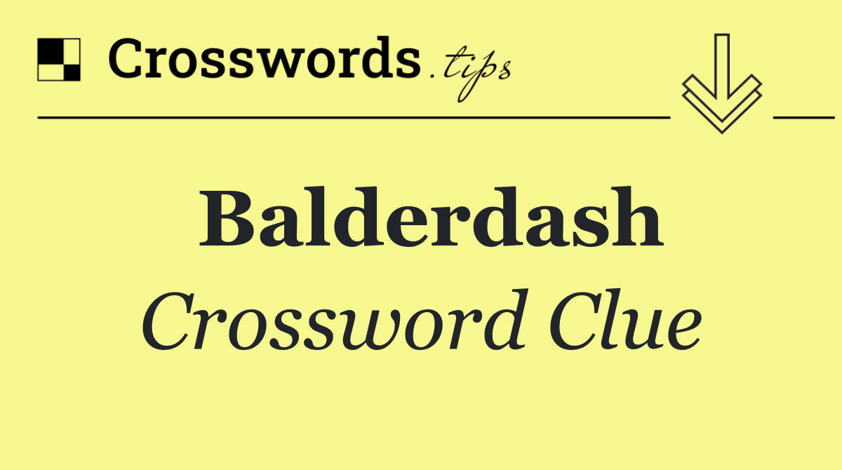 Balderdash