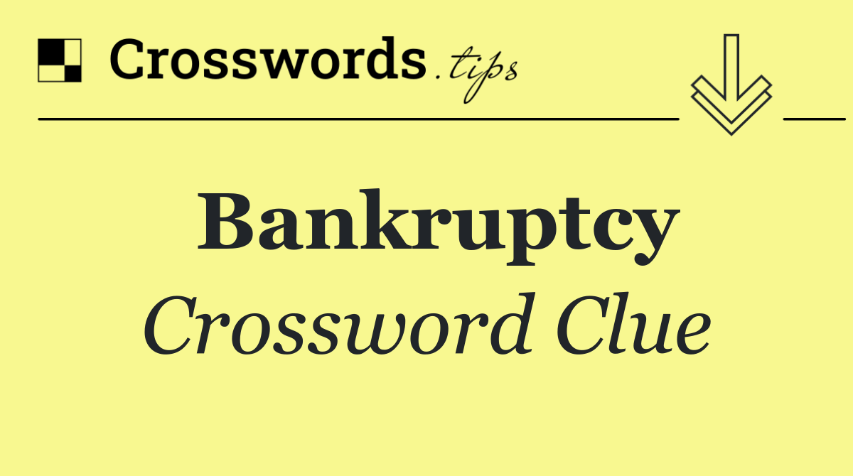 Bankruptcy