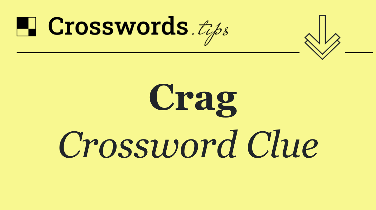 Crag