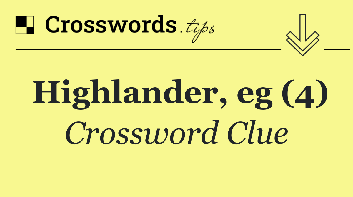 Highlander, eg (4)