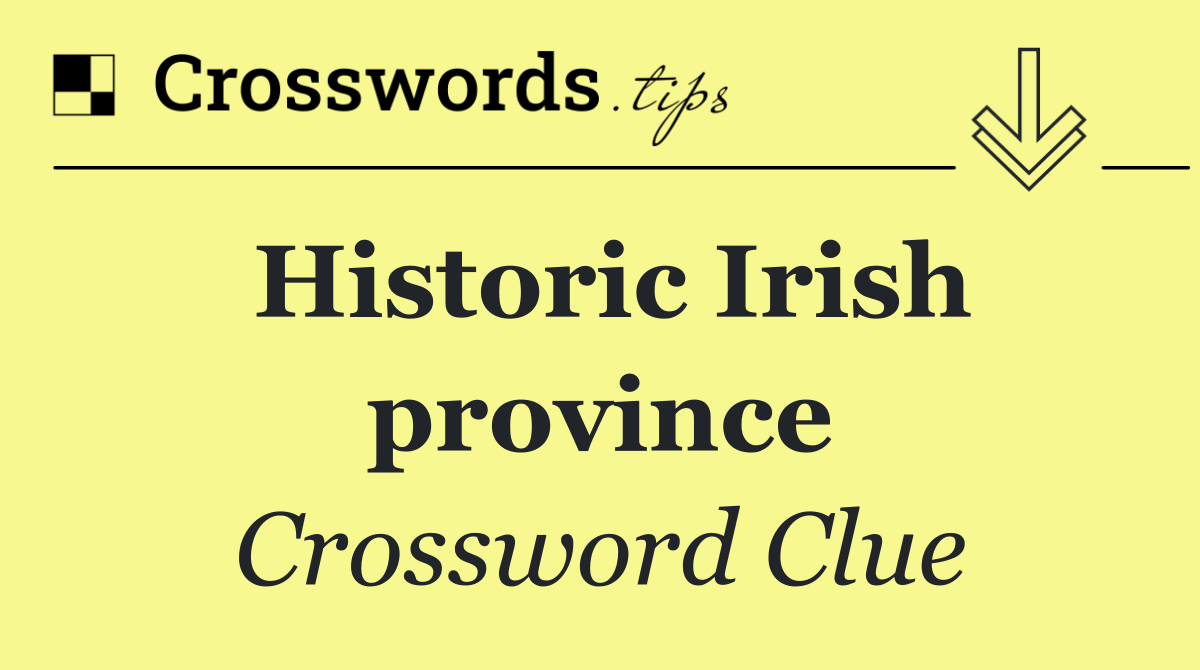 Historic Irish province