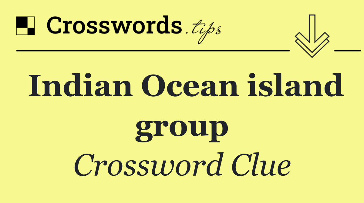 Indian Ocean island group