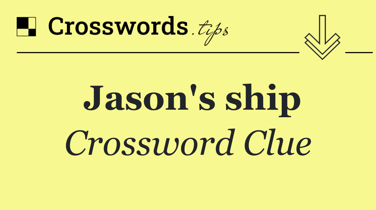Jason's ship