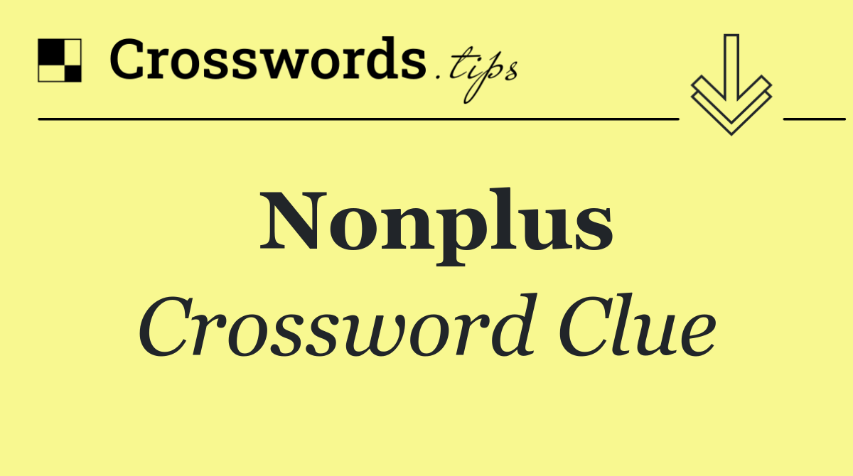 Nonplus